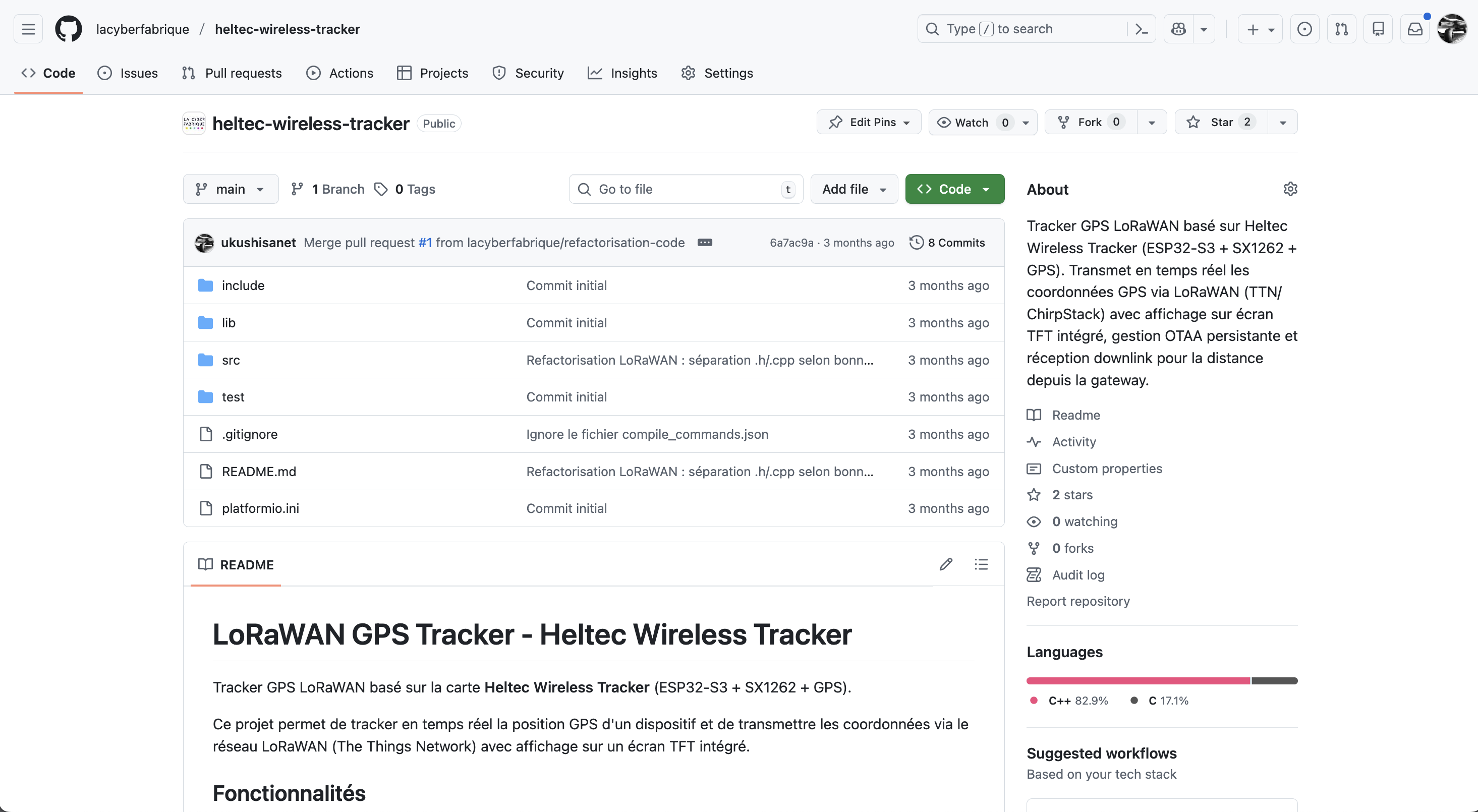 Initiation au développement d'applications avec LoRaWAN
